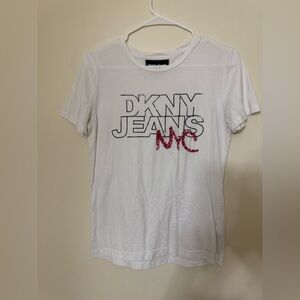 DKNY Jeans White T-Shirt